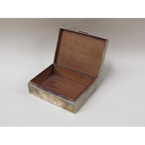 1594 - SILVER CIGARETTE BOX