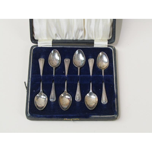 1597 - SET OF SIX SILVER TEASPOONS