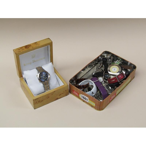 1601 - TWO BOXES OF WATCHES