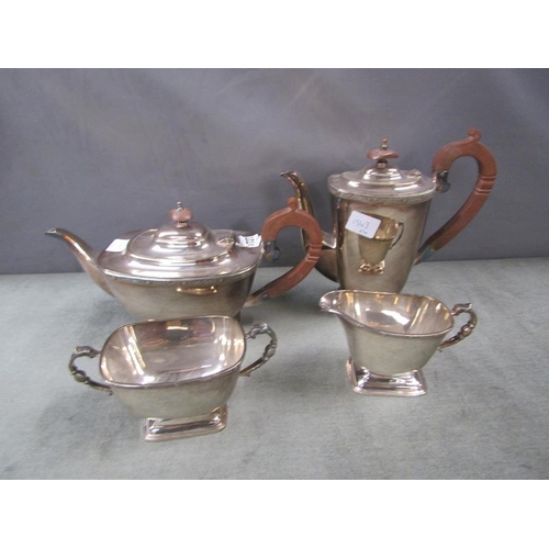 1727 - SILVER PLATED FOUR PIECE TEASET