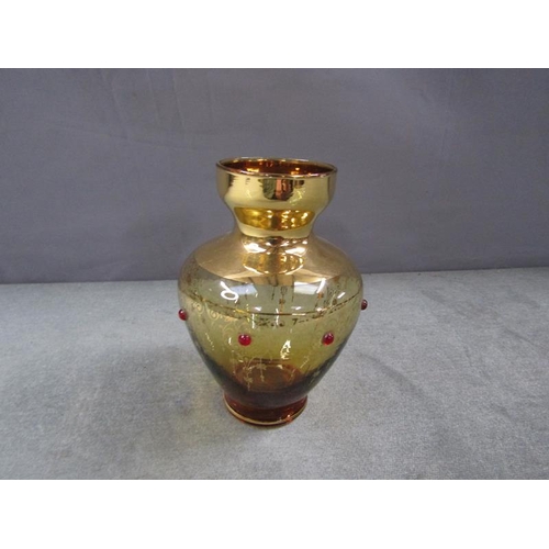 1804 - VENETIAN GLASS VASE, 13cms