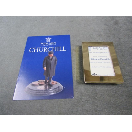 1807 - ROYAL DOULTON CHURCHILL DOG CHARACTER JUG AND ROYAL MINT CLASSIC FIGURE, FIGURE 16cms H