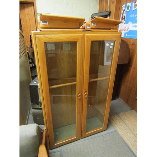 1889 - ERCOL GLAZED CUPBOARD