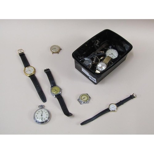 1622 - BOX OF MIXED WATCHES TO INC. AVIATION AND TIMEX ETC.