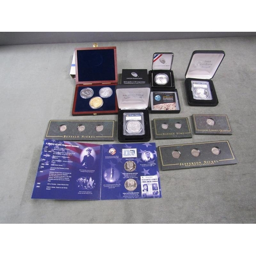 1705 - BOX OF AMERICAN COMMEMORATIVE COINS