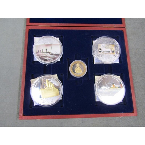 1708 - BOX OF TITANIC TRIBUTE COMMEMORATIVE COINS