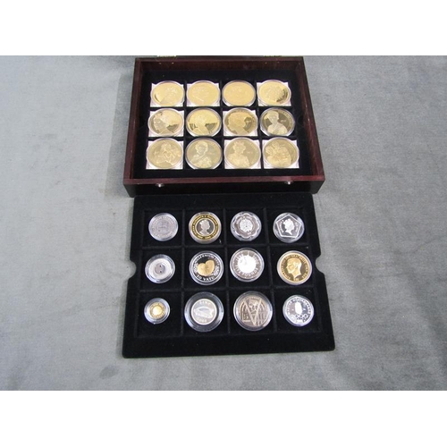 1710 - BOX OF COMMEMORATIVE COINS TO INC. DIAMOND JUBILEE