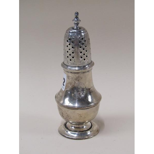 1672 - VICTORIAN SILVER SUGAR SHAKER