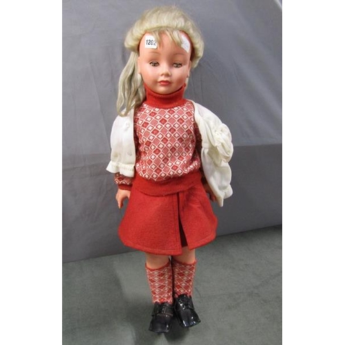 1202 - 1960s LARGE DOLL