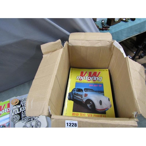 1228 - BOX OF VW MAGAZINES