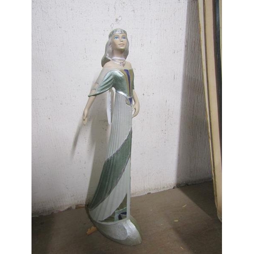 45 - IVORY PRINCESS ART DECO STYLE FIGURINE