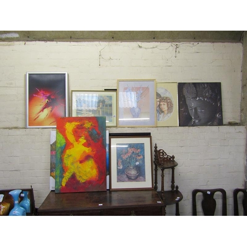 LARGE COLLECTION OF MODERN ART