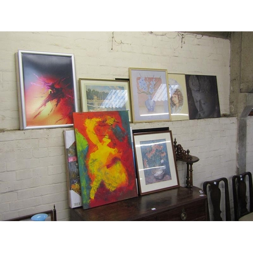 LARGE COLLECTION OF MODERN ART