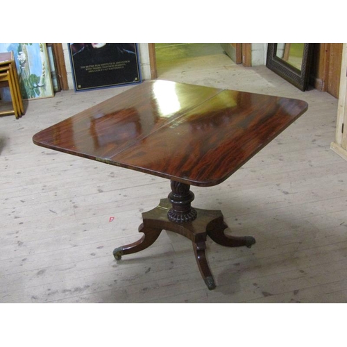 1911 - REGENCY FOLD OVER MAHOGANY CARD TABLE