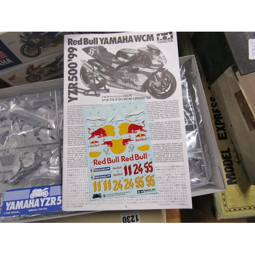 1217 - TAMIYA MODEL KITS - RACING MOTORBIKES