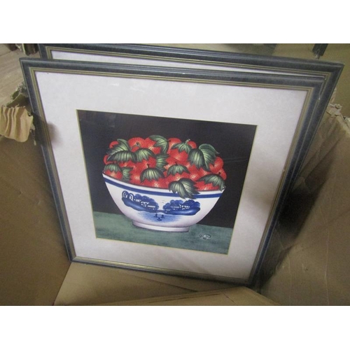 144 - FRAMED PRINTS AND STILL LIFE