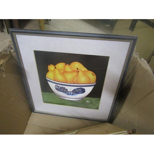 144 - FRAMED PRINTS AND STILL LIFE