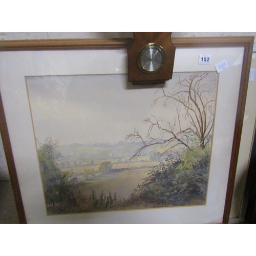 152 - FRAMED WATERCOLOURS, LANDSCAPES AND STILL LIFE