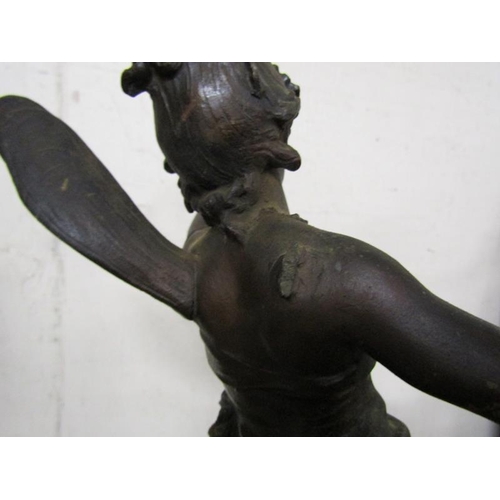 3 - BRONZE SPELTER FIGURES A/F