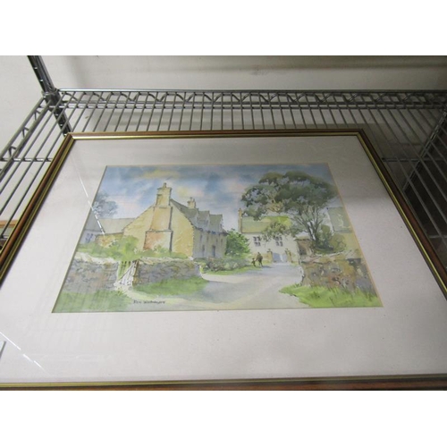 371 - QTY OF FRAMED PRINTS AND WATERCOLOURS