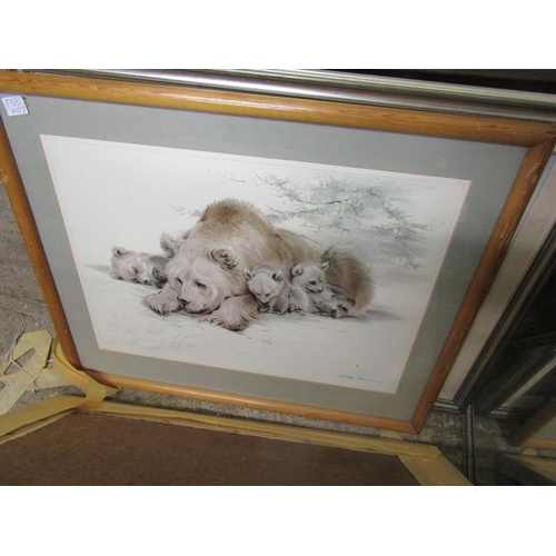 373 - QTY OF FRAMED OILS, PRINTS ETC