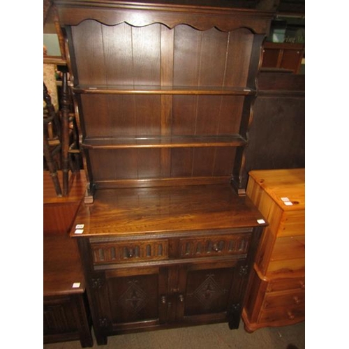 628 - OAK DRESSER