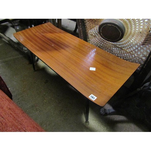 781 - TEAK COFFEE TABLE