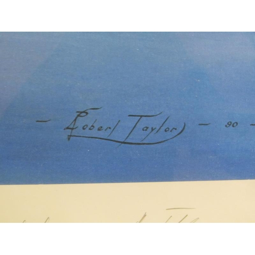 1141 - TWO ROBERT TAYLOR COLOURED PRINTS - STUKA & IN DEFENCE OF THE REICH, WITH PILOT SIGNATURES, EACH APP... 