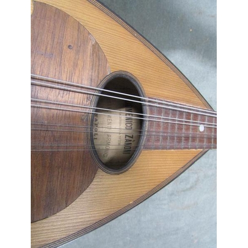 1277 - DOMINICO ZANONI MANDOLIN, 59CM L