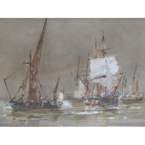 1223 - A pair, Thomas Bush Hardy 1842/1897 - Margate & Scheveningen, watercolours, signed and titled, frame... 