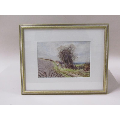 1234 - A Molyneux Stannard - Been Shopping, signed watercolour, framed and glazed, 16cm x 23.5cm.