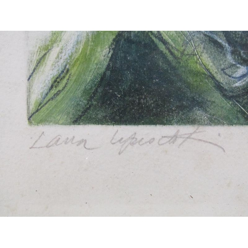 1271 - Lepeschkin, Lalla 1937 - In motion, mono type print, signed and titled in pencil, framed and glazed,... 