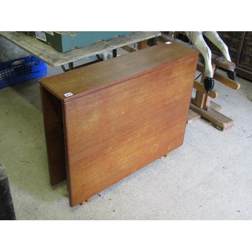 873 - TEAK DROP LEAF TABLE