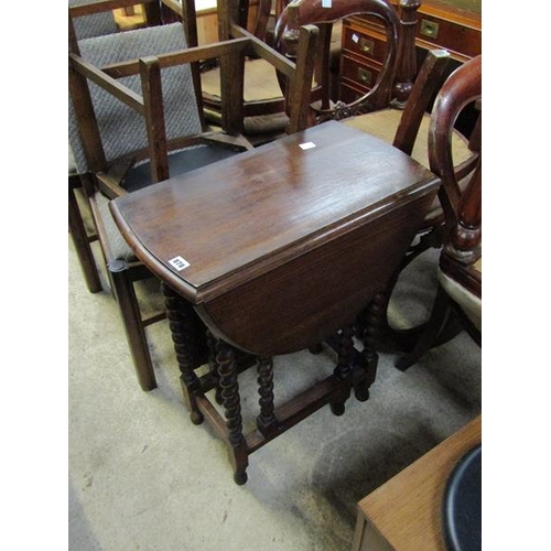 878 - OAK GATELEG TABLE