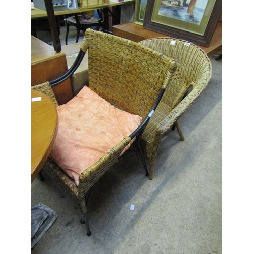 888 - TWO WICKER CHAIRS