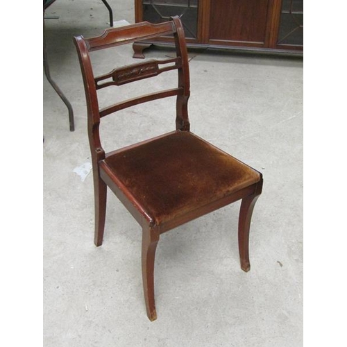 939 - EIGHT REGENCY STYLE DINING CHAIRS