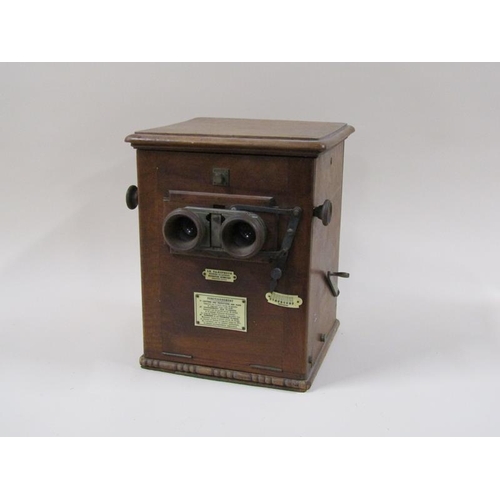 1336 - An early 20c French stereoscope by Richard Fréres, 'Le Taxiphote' and numbered 3466.  It has two ach... 