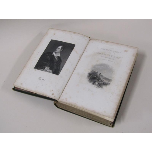 1386 - A book - The Poetical Works of Lord Byron with engravings by the first artists, with notes and a mem... 