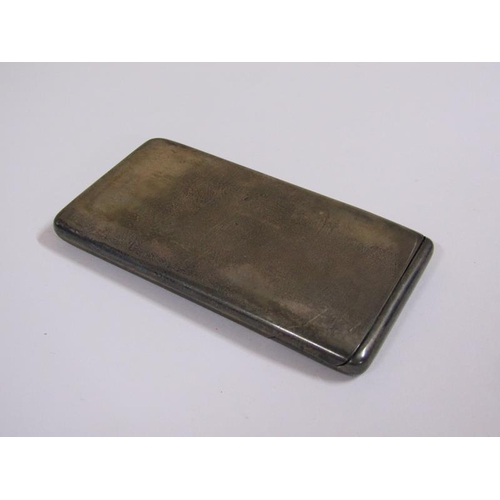 1510 - Silver visiting card case by S Mordan & Co, 8.5cm l.