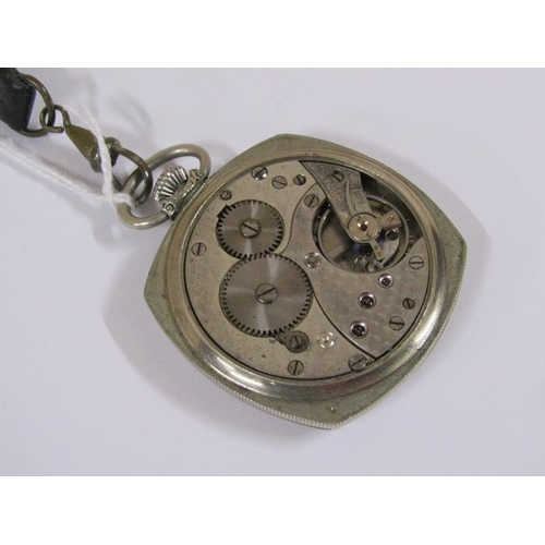 1553 - Late 19c/early 20c Continental nickel cased pocket watch