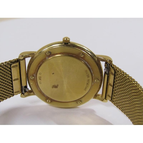 1575 - Tissot 1853 gents 18ct gold watch movement with gilt metal strap and stainless steel gilt metal fitt... 