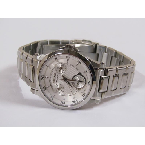 1590 - Seiko Premier stainless steel gents watch; Seiko Premier Kinetic chronometer