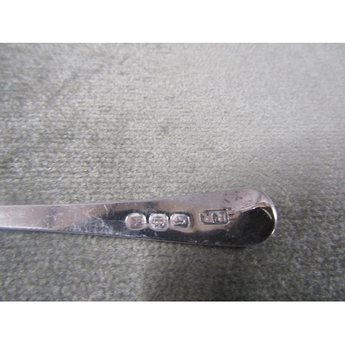 1786 - Elkington & Co silver table salt and spoon