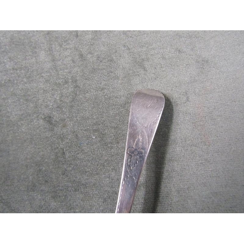 1793 - Georgian Bateman silver table spoon