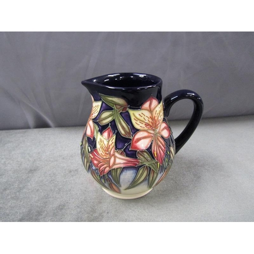 1895 - 2003 Moorcroft milk jug, 11cm h