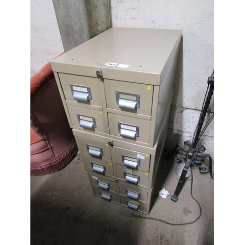 502 - STEEL FILING CABINET