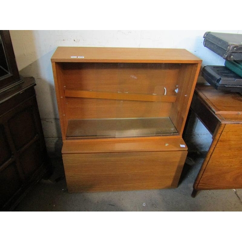 510 - TWO TEAK CABINETS