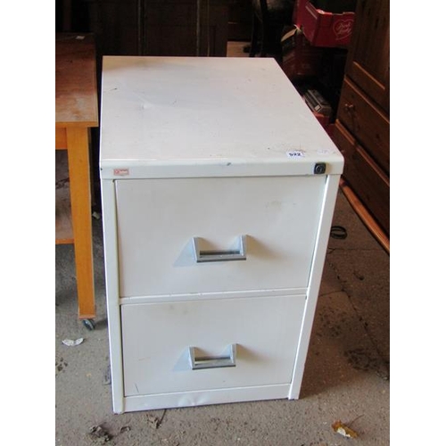 522 - TWO DRAWER FILING CABINET