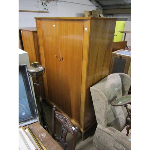 554 - TEAK WARDROBE