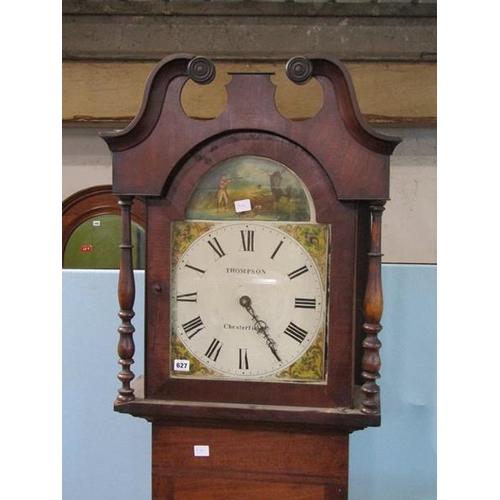 627 - 19c LONGCASE CLOCK